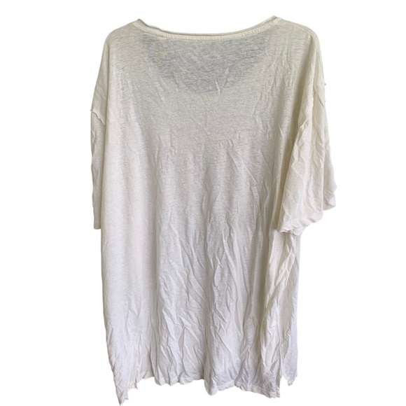 🆕. AG Adriano Goldschmied White Women's Top Lightweight Essential Size XXL - Picture 2 of 6